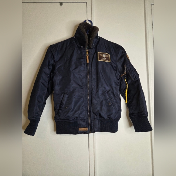 Top Gun Other - Kids Navy Bomber Jacket with Patch